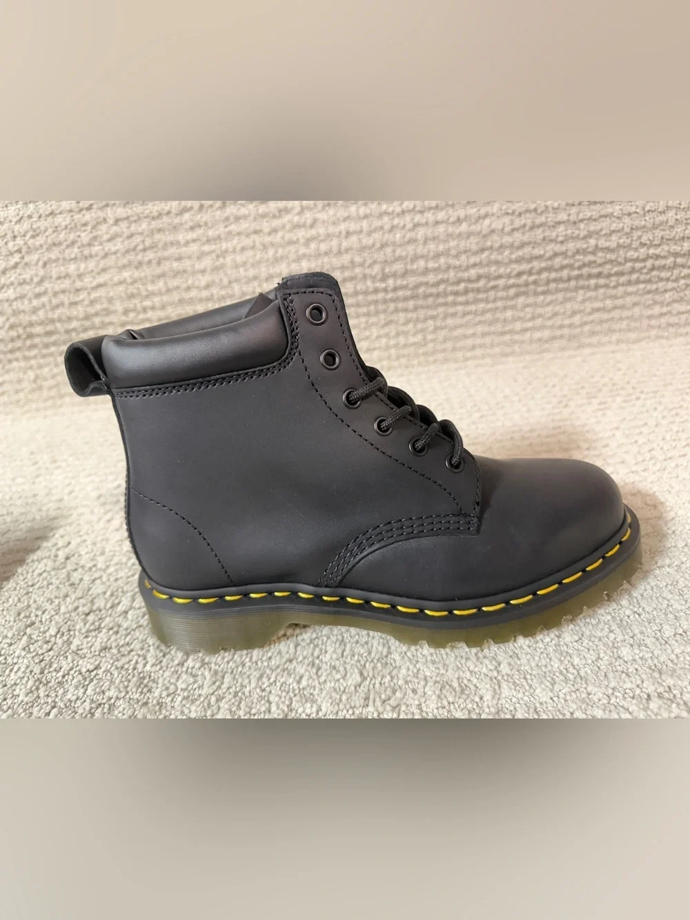 Dr. Martens 939 Ben Boot Black Leather Combat Boots Men's 8 Women's 9 NWOB